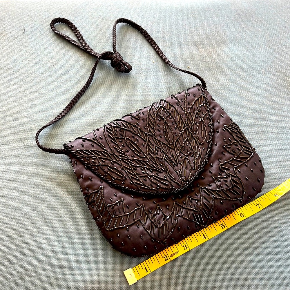 Genie black sequin bag